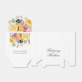 水彩フローラ結婚ズサンキュー フェイバーボックス (折り畳みなし)