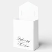 水彩フローラ結婚ズサンキュー フェイバーボックス (オープン)