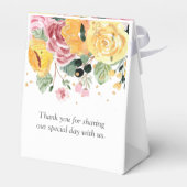 水彩フローラ結婚ズサンキュー フェイバーボックス (裏面サイド)