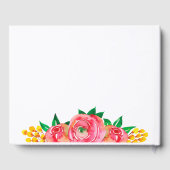 水彩フローラ結婚ズ ゲストブック (裏面)