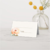 水彩フローラ結婚ズ プレイスカード (裏面)