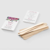 水彩フローラ結婚式扇風機 ハンドファン (組立なし)