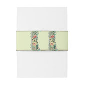 水彩フローラ結婚式招待状ベリーバンド 招待状ベリーバンド (裏面例)