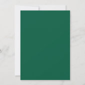 水彩フローラ結婚式招待状背景 招待状 (裏面)