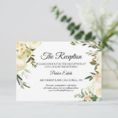 水彩フローラ結婚披露宴カード 招待状 (スタンド正面)
