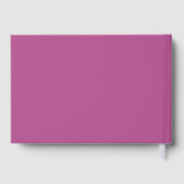 水彩フローラ結婚緑 ゲストブック (裏面)