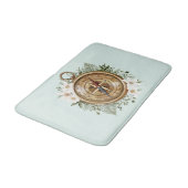 水彩フローラ羅針盤 バスマット (アングル)