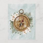 水彩フローラ羅針盤 ポストカード (正面)