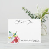 水彩フローラ聖なる書物、 経典サンキューカード サンキューカード (スタンド正面)