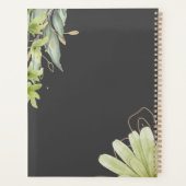 水彩フローラ聖なる書物、 経典、 プランナー手帳 (裏面)