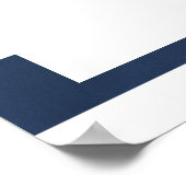 水彩フローラ航海のの結婚シーティングポスター ポスター (角)