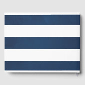 水彩フローラ航海の結婚の ゲストブック (裏面)