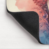 水彩フローラ花束 マウスパッド (コーナー)