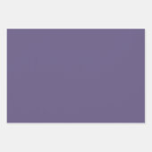 水彩フローラ花柄ラベンダープラム ラッピングペーパーシート (正面3)