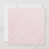 水彩フローラ茶パーティーベビーシャワー招待状 招待状 (裏面)