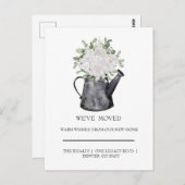 水彩フローラ茶 ポストカード (正面/裏面)