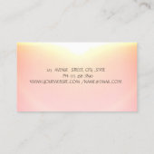 水彩フローラ裁縫機金ゴールド 名刺 (裏面)