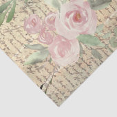 水彩フローラ装飾ティッシュペーパー 薄葉紙 (詳細)