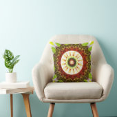 水彩フローラ装飾用クッション クッション (椅子)