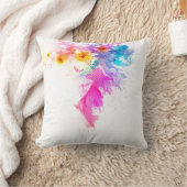 水彩フローラ装飾装飾用クッション クッション (ブランケット)