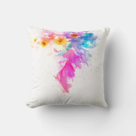 水彩フローラ装飾装飾用クッション クッション
