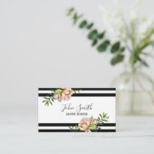 水彩フローラ訪問カード事業カード 名刺 (スタンド正面)