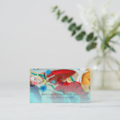 水彩フローラ設計者 名刺 (スタンド正面)