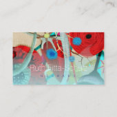 水彩フローラ設計者 名刺 (裏面)