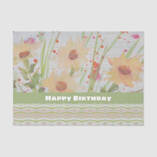 水彩フローラ設計者 薄葉紙 (正面)