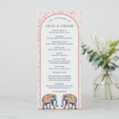 水彩フローラ象インディアン&ヒンズー結婚ズ プログラム (スタンド正面)