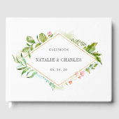 水彩フローラ野結婚葉 ゲストブック (正面)