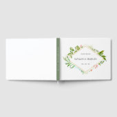 水彩フローラ野結婚葉 ゲストブック (全面)