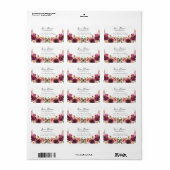 水彩フローラ野花 ラベル (フルシート)