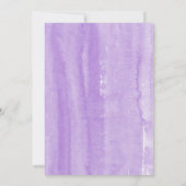 水彩フローラ金ゴールド書道キンセアニェラ 招待状 (裏面)