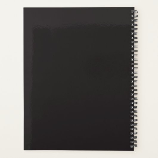 水彩フローラ鉢植えおもしろい引用文園 プランナー手帳 (裏面)