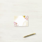 水彩フローラ離れ ポストイット (デスク上)