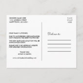 水彩フローラ青木のジャーズが日付を変更 ポストカード (裏面)