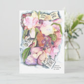 水彩フローラ音楽の議題 招待状 (スタンド正面)