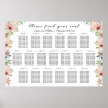 水彩フローラ19台結婚の座席