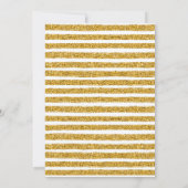 水彩フローラ21st誕生日グリッターパーティー 招待状 (裏面)