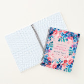 水彩フローラ30thバースデーゲストブック赤面 ノートブック (内部)