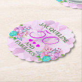 水彩フローラ50と素晴らしい ペーパーコースター (アングル)