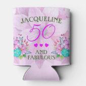 水彩フローラ50と素晴らしい 缶クーラー (裏面)