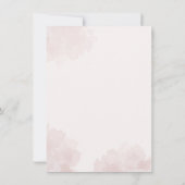 水彩フローラ60誕生日 モダン 招待状 (裏面)