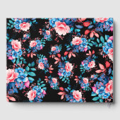 水彩フローラ60th誕生日ゲストブックブラック ゲストブック (裏面)