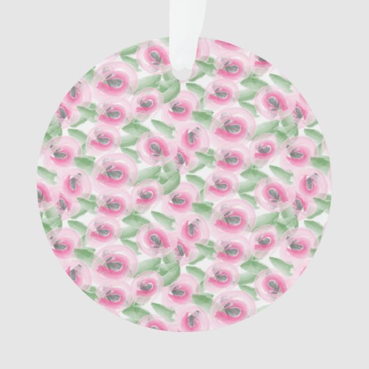 水彩フローラ オーナメント (正面)