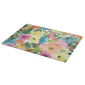 水彩フローラ カッティングボード (角)