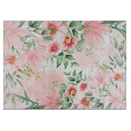 水彩フローラ カッティングボード