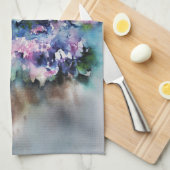 水彩フローラ キッチンタオル (四つ折り)