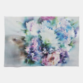 水彩フローラ キッチンタオル (横)